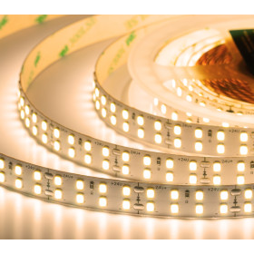 Лента светодиодная ELFLED PRO140, 240/м (2835), 24В, 22Вт/м, 5м, 2ряда, белый теплый 2800-3300К
