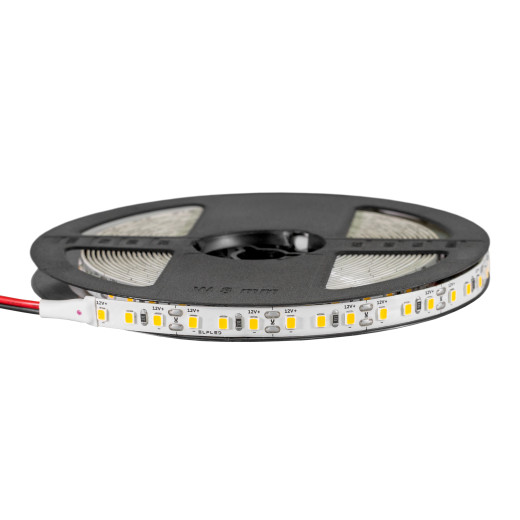 Лента светодиодная ELF 600SMD диодов (2835), 12В, 5м без пайки, белый теплый 2800-3300К