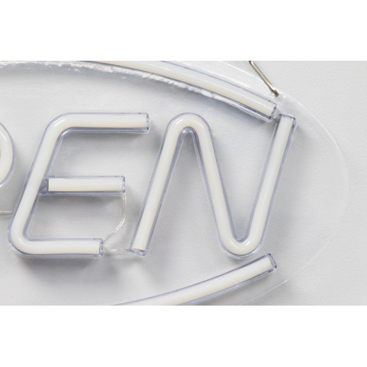 Неоновая вывеска OPEN