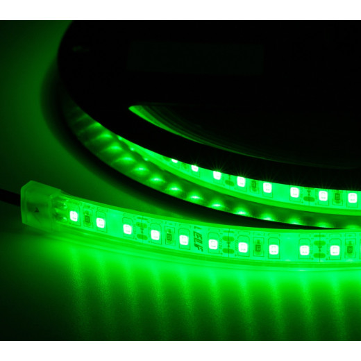 Лента светодиодная герметичная ELF 600SMD (2835), 12В, IP68, 5м, зеленый
