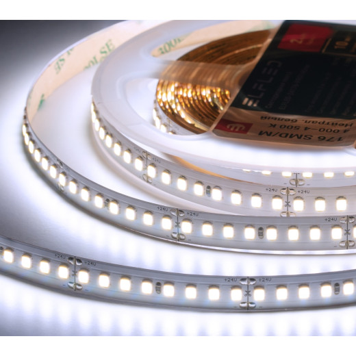 Лента светодиодная ELFLED PRO140, 176/м (2835), 24В, 16Вт/м, 5м, белый 6500-7000К