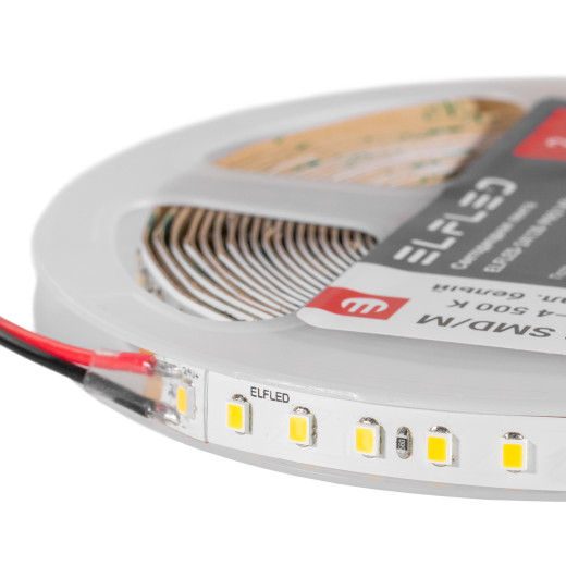 Лента светодиодная ELFLED PRO140, 128/м (2835), 24В, 12Вт/м, 5м, белый теплый 2800-3300К