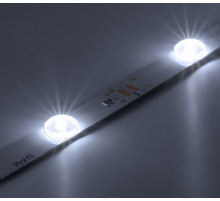 Линейка фронтальная светодиодная ELFLED 12SMD2835, 12В, 0.95м, с линзами, 4.3Вт, белый 6500-7000К