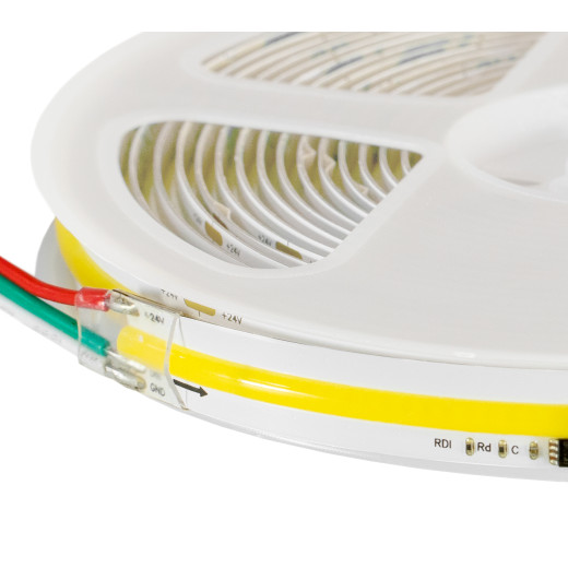 Лента светодиодная ELFLED 480COB диодов, 24В, 5м, ширина 10мм, белый+IC (WS2811)