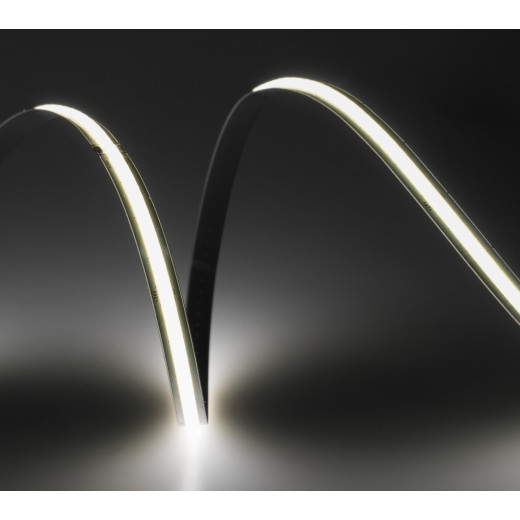 Лента светодиодная ELFLED 528COB диодов, 24В, 5м, ширина 8мм, свободный рез, белый нейтральный