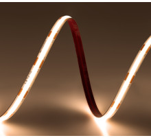 Лента светодиодная ELFLED 512COB диодов, 24В, 5м, ширина 8мм, белый теплый 2800-3300К