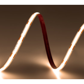 Лента светодиодная ELFLED 512COB диодов, 24В, 5м, ширина 8мм, белый теплый 2800-3300К