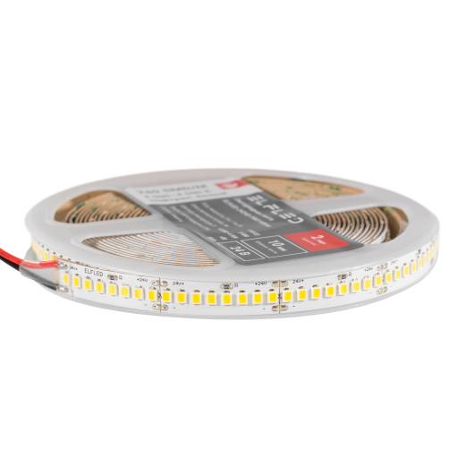 Лента светодиодная ELFLED PRO140, 240/м (2835), 24В, 22Вт/м, 5м, белый нейтральный 4000-4500К