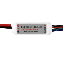 Мини-контроллер RGB ELF с радиоуправлением, 12/24В, 2А/канал
