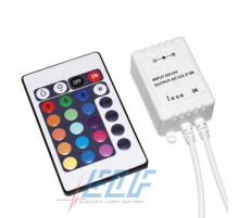 Контроллер трехканальный ELF RGB 12/24V, 2А/канал, с пультом управления