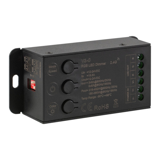 RGB-контроллер ELFLED V3-C, 12/24В, 6A/канал