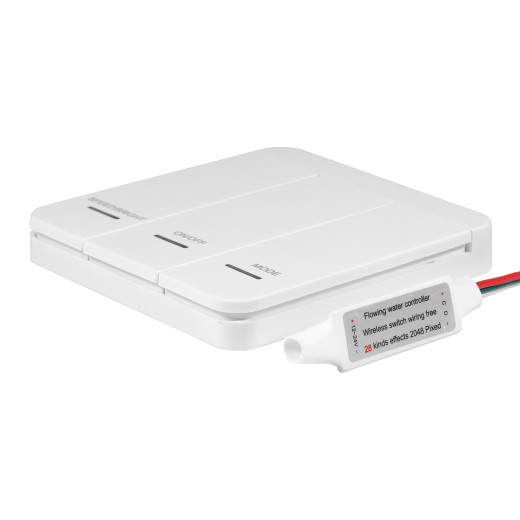 Контроллер ELFLED с 3-х клавишным пультом для лент Flowing Water, 12/24В