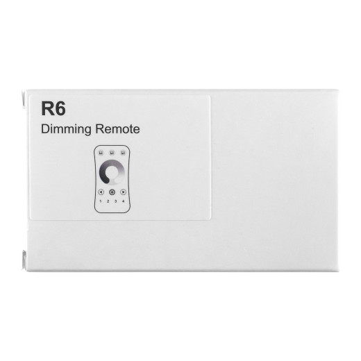 Пульт 4-зоновый для диммера ELFLED R6, 2.4G, белый