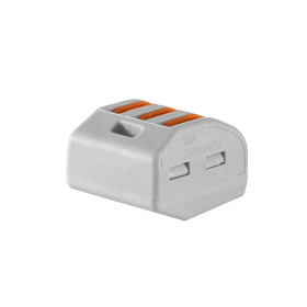 Универсальная 3-х проводная клемма 0,08-2,5/4 мм², 32А (комплект 10 шт)