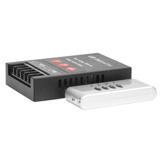 RGB-контроллер ELF RF360W-02 с радиоуправлением, 5/12/24В, 10A/канал