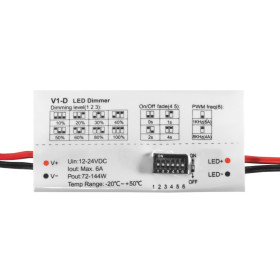 Мини-диммер ELFLED V1-D, 12/24В, 6A