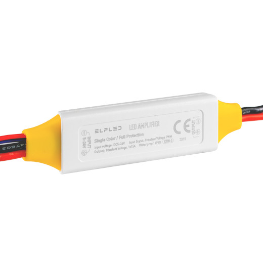 Усилитель 1-канальный ELFLED R1, 5/24B, 15A, IP68