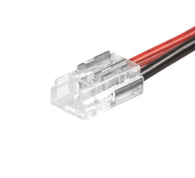 Коннектор 2pin/провод для СОВ/SMD-лент 4-5мм, провод 10см
