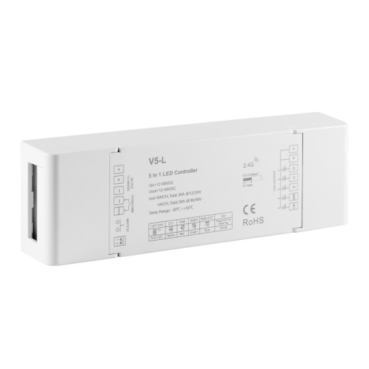 Контроллер универсальный ELFLED V5-L, 12/48В, 6A/канал
