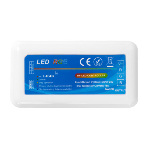 RGB-контроллер ELF T2.4G, 12/24В, 6A/канал