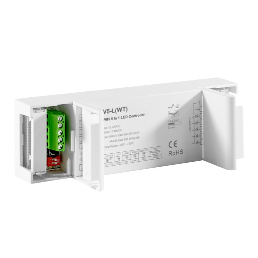 WiFi контроллер универсальный ELFLED V5-L (WT), 12/48В, 6A/канал