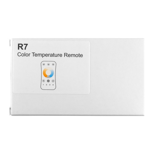 Пульт 4-зоновый для CCT-контроллера ELFLED R7, 2.4G, белый