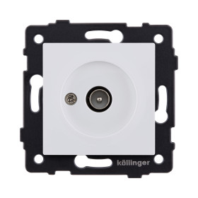 Розетка TV (папа), белый матовый Kollinger REA-007WM для Aspekt, Eleganz, Reflex