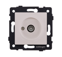 Розетка TV (папа), кашемир матовый Kollinger REA-007CM для Aspekt, Eleganz, Reflex