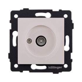 Розетка TV (папа), кашемир матовый Kollinger REA-007CM для Aspekt, Eleganz, Reflex