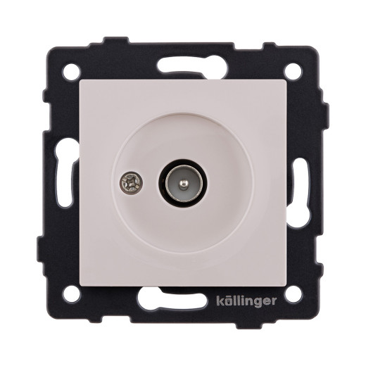 Розетка TV (папа), кашемир матовый Kollinger REA-007CM для Aspekt, Eleganz, Reflex