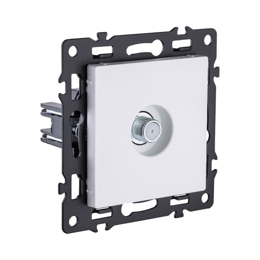 Розетка TV, белый Kollinger Asthetik AS-020WH