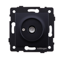 Розетка TV (папа), черный Kollinger REA-007BK для Aspekt, Eleganz, Reflex