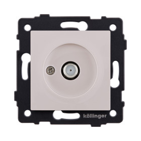 Розетка спутниковая SAT, кашемир матовый Kollinger REA-020CM для Aspekt, Eleganz, Reflex