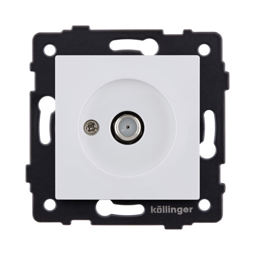 Розетка спутниковая SAT, белый матовый Kollinger REA-020WM для Aspekt, Eleganz, Reflex