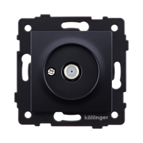 Розетка спутниковая SAT, черный Kollinger REA-020BK для Aspekt, Eleganz, Reflex