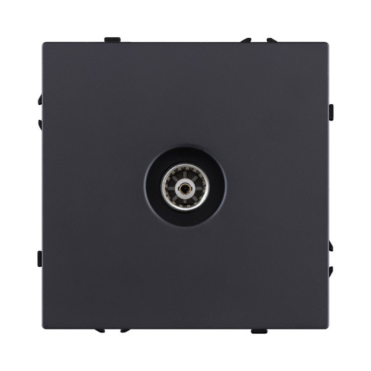 Розетка спутниковая SAT, черный матовый Kollinger Eclipse EC-021BK