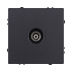 Розетка спутниковая SAT, черный матовый Kollinger Eclipse EC-021BK