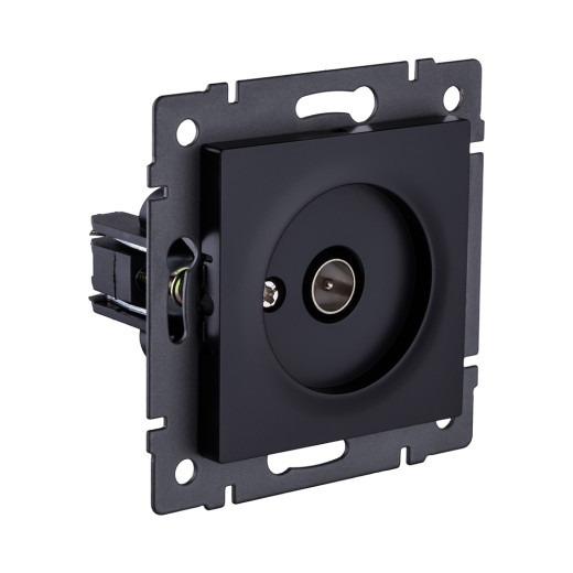 Розетка TV (папа), черный Kollinger REA-007BK для Aspekt, Eleganz, Reflex