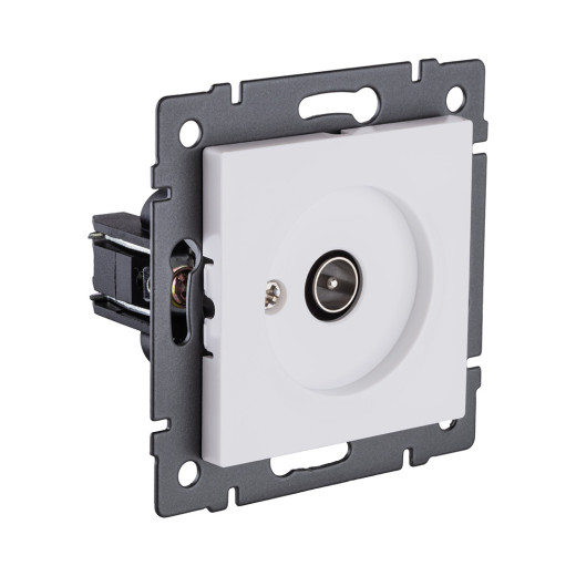 Розетка TV (папа), белый матовый Kollinger REA-007WM для Aspekt, Eleganz, Reflex