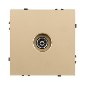 Розетка спутниковая SAT, золотой Kollinger Eclipse EC-021GD