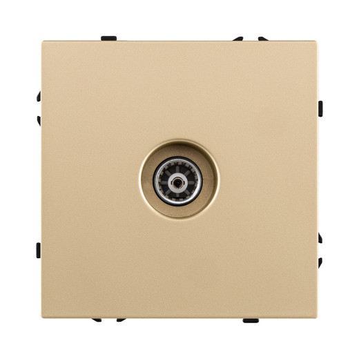 Розетка спутниковая SAT, золотой Kollinger Eclipse EC-021GD
