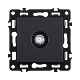 Розетка TV, черный Kollinger Asthetik AS-020BK