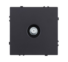 Розетка TV, черный матовый Kollinger Eclipse EC-020BK