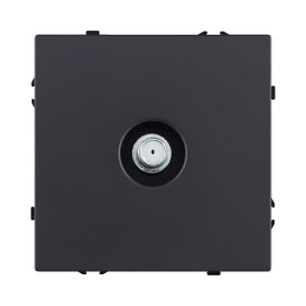 Розетка TV, черный матовый Kollinger Eclipse EC-020BK