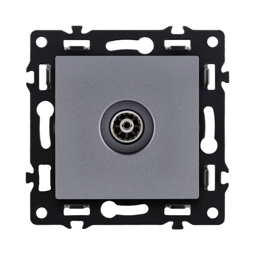 Розетка спутниковая SAT, серый Kollinger Asthetik AS-021GY