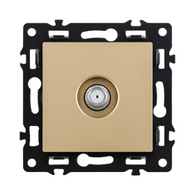 Розетка TV, золотой Kollinger Asthetik AS-020GD