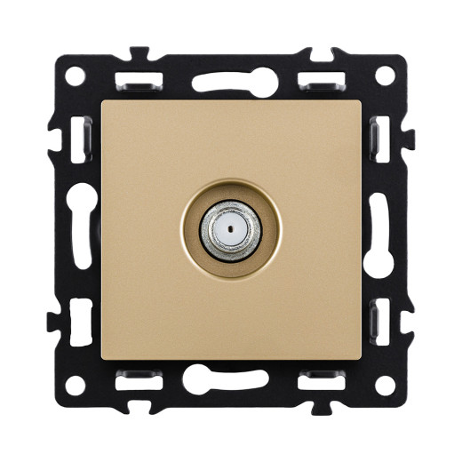 Розетка TV, золотой Kollinger Asthetik AS-020GD