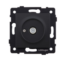 Розетка спутниковая SAT, черный матовый Kollinger REA-020BM для Aspekt, Eleganz, Reflex