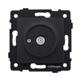 Розетка спутниковая SAT, черный матовый Kollinger REA-020BM для Aspekt, Eleganz, Reflex