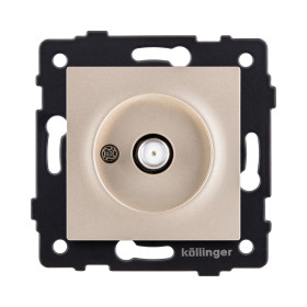 Розетка спутниковая SAT, золотой Kollinger REA-020GD для Aspekt, Eleganz, Reflex